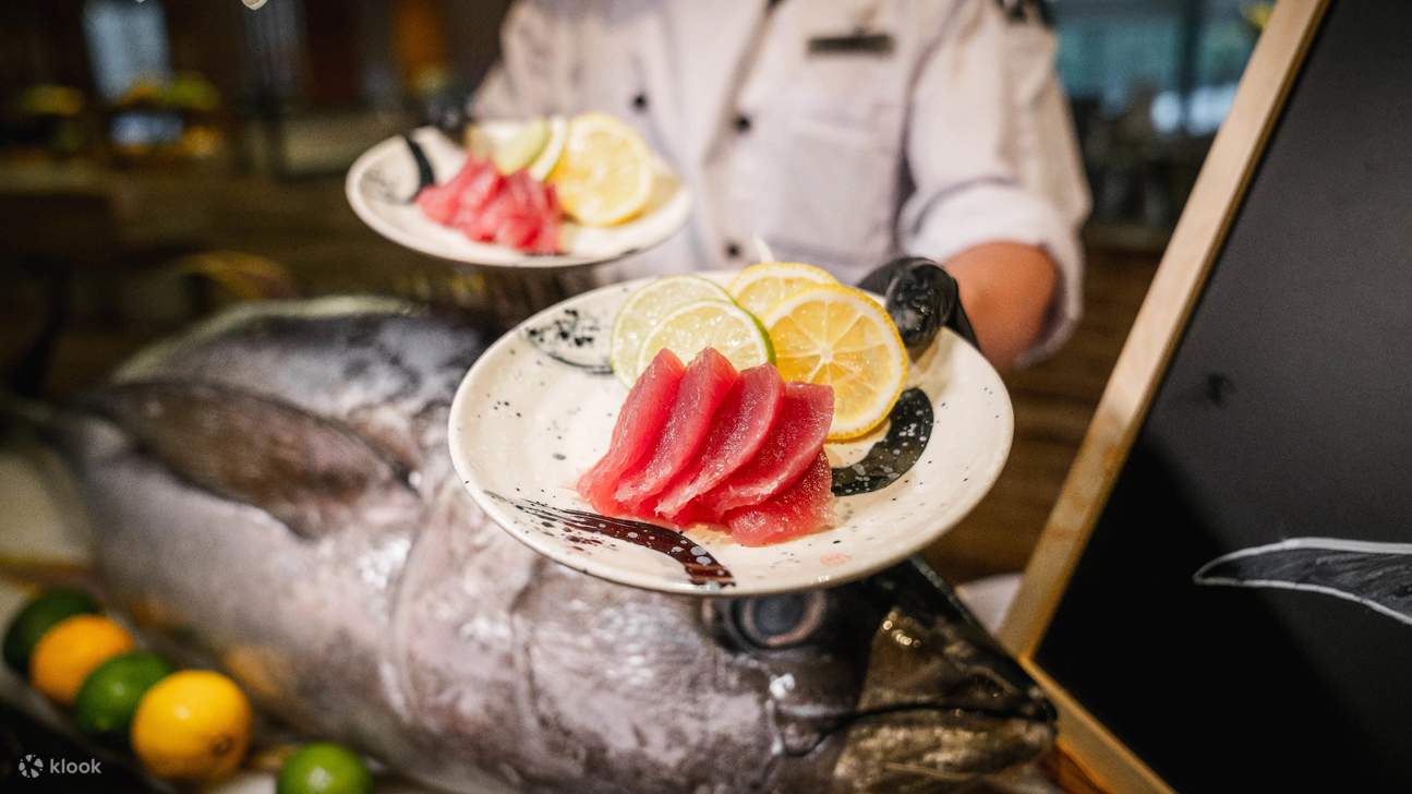 Gambar rujukan bufet makan malam Krismas & Malam Krismas